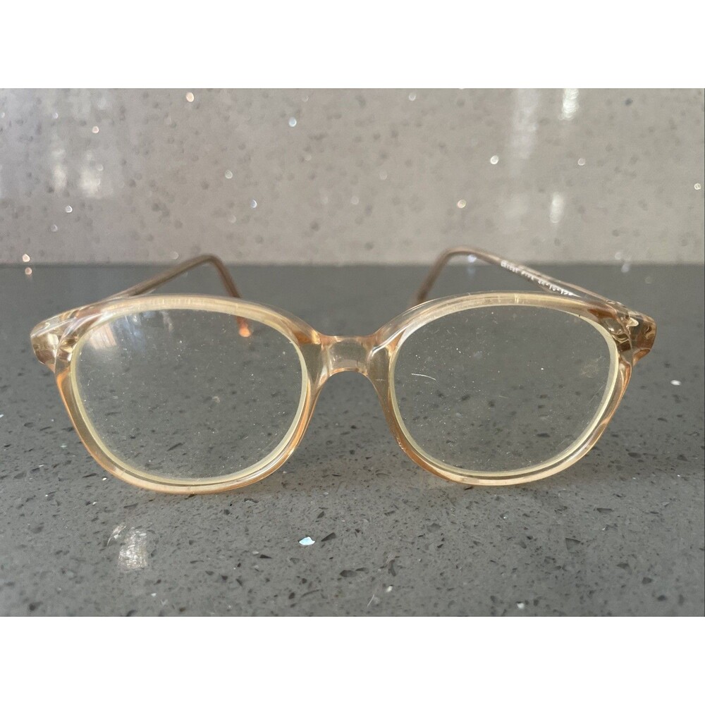 CRISSY Pink 44-16-125 Pink Clear Full Rim Eyeglasses Frames ONLY Vintage
